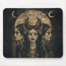 Mousepad Hecate, Deusa da Bruxaria, Deusa da Lua Tripla
