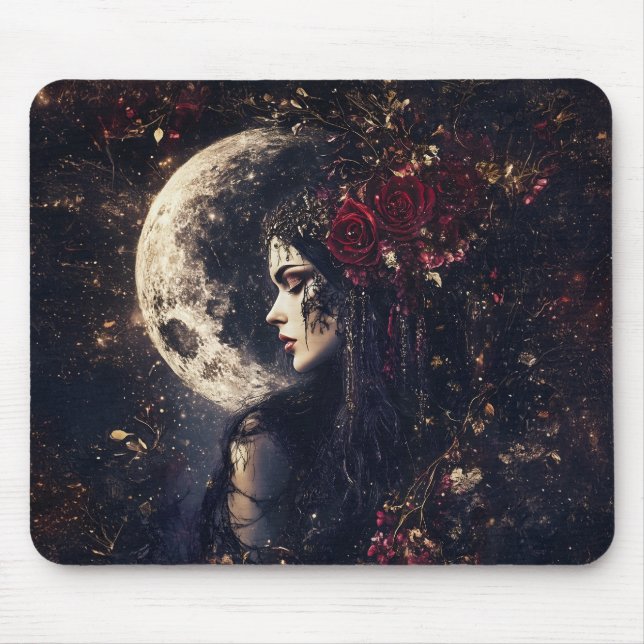 Mousepad Hecate Deusa da Bruxaria Tripla Deusa da Lua 6 (Frente)