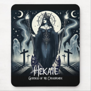 Mousepad Hécate Deusa das Encruzilhadas Espíritos Fantasmas