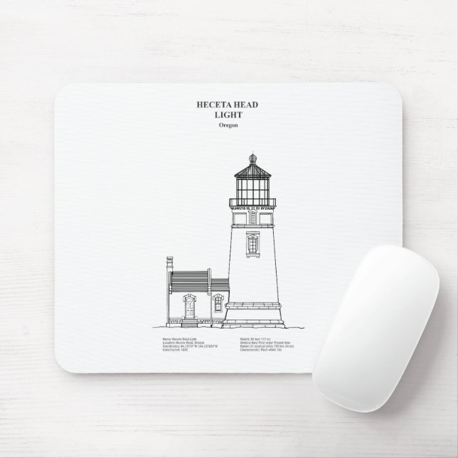 Mousepad Heceta Head Lighthouse - Oregon - BD (Com mouse)