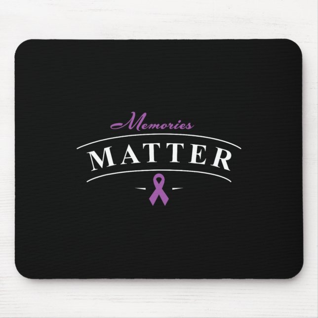 Mousepad Heimerheimer Awarness Design Suportamento Mês Roxo (Frente)