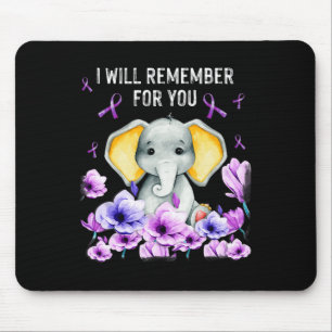 Mousepad Heimerheimer Sensibilizar Elefante Bonito Eu Vou L