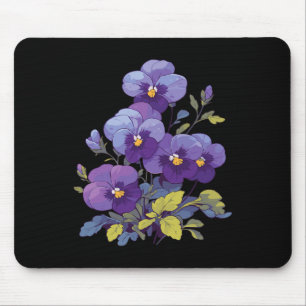 Mousepad Heimerheimer Viola Floral Pansy Dementi Heimerheim