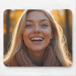 Mousepad Helena Chevalier Close-up em Floresta do outono