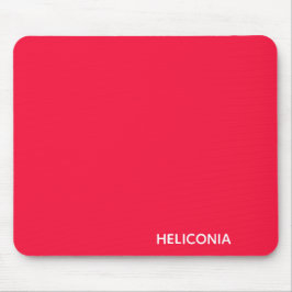 Mousepad Heliconia red color name