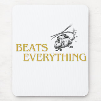 Mousepad Helicóptero bate tudo
