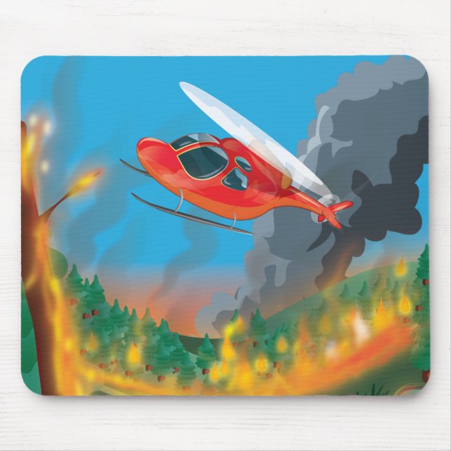 Mousepad Helicóptero de Resgate (Frente)