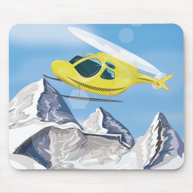 Mousepad Helicóptero de Resgate (Frente)