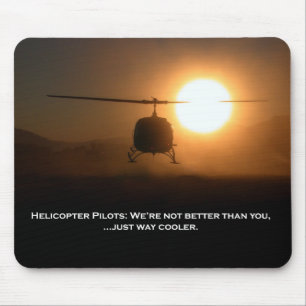 Mousepad Helicóptero piloto do refrigerador