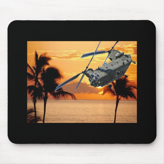 Mousepad Helicóptero tropical (Frente)