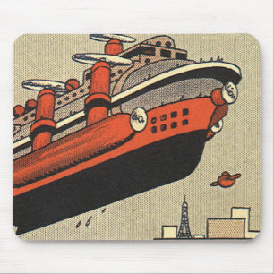 Mousepad Helicóptero Vintage Science Ficise