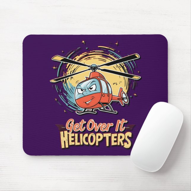 Mousepad Helicópteros Para Superar (Com mouse)