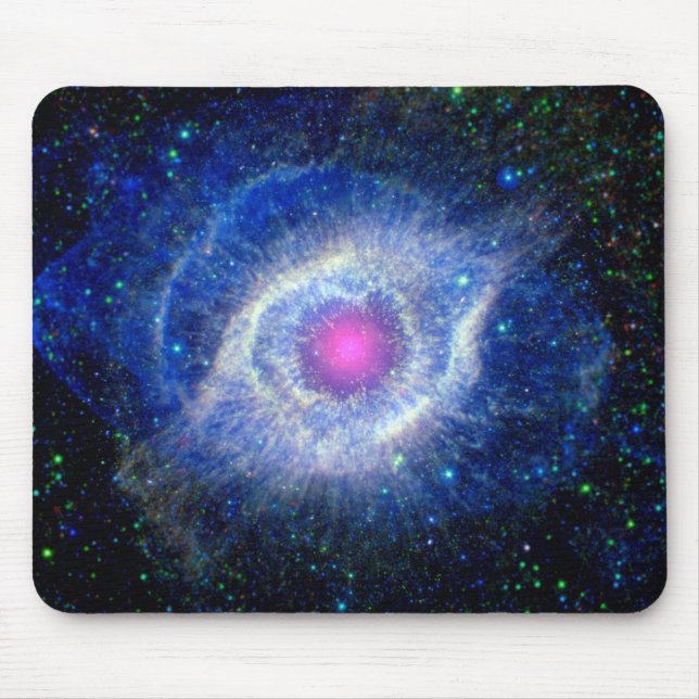 Mousepad Helix Nebula Ultraviolet Olho de Deus Foto do Espa (Frente)