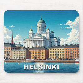 Mousepad Helsínquia Finlândia Viagem