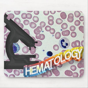Mousepad HEMATOLOGIA - tecnologia médica - laboratório