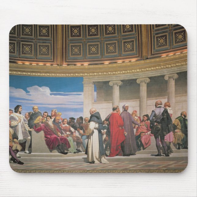 Mousepad Hemiciclo: Artistas de todas as idades, detalhe do (Frente)