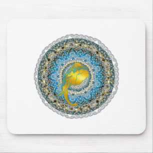 Mousepad Henna Elephant Mandala Ganesha Mindful Gifts