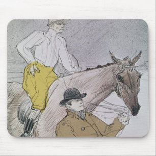 Mousepad Henri de Toulouse-Lautrec que o jóquei conduziu