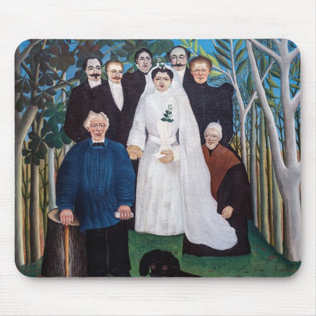 Mousepad Henri Rousseau - A Festa de casamento (Frente)