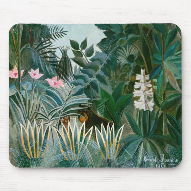 Mousepad Henri Rousseau - A Selva Equatorial (Frente)