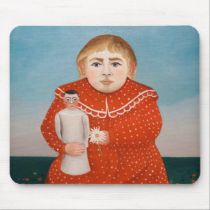 Mousepad Henri Rousseau - Criança com uma Doll