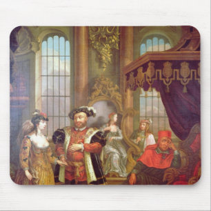 Mousepad Henry VIII Anne Boleyn de introdução na corte
