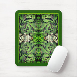 Mousepad Hens E Pintinhos Jardim Fechem Abstrato
