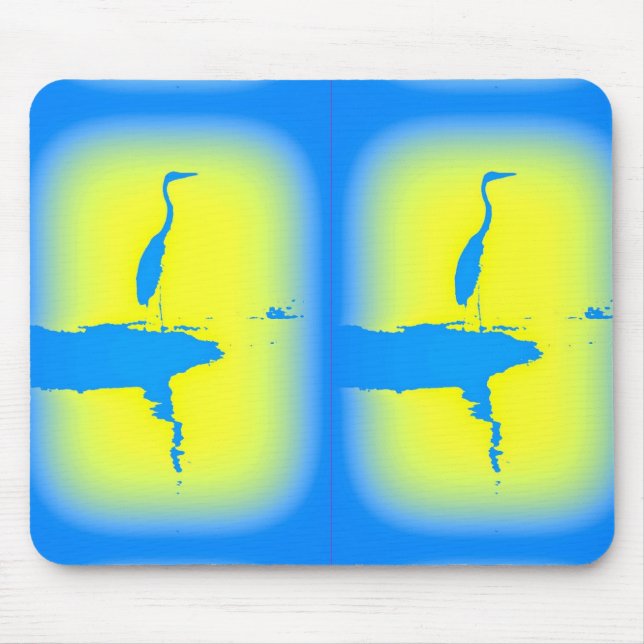 Mousepad herão azul (Frente)