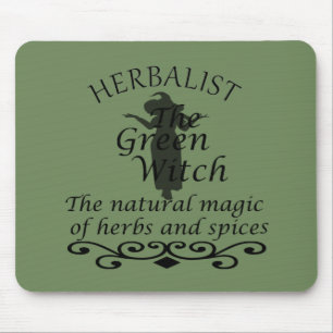 Mousepad herbalist the green witch