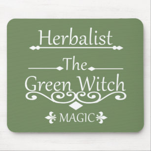 Mousepad herbalist the green witch magic