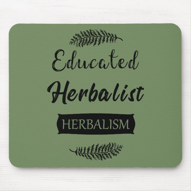 Mousepad Herbalista educado (Frente)