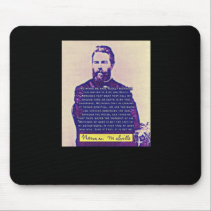 Mousepad Herman Melville Cita Tintas Que Enganamos Muito