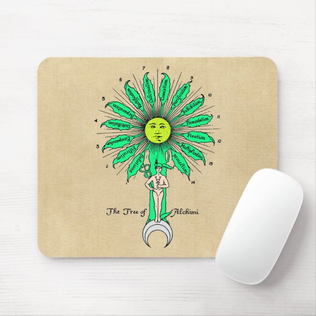 Mousepad Hermes Tree of Alchemy (Com mouse)