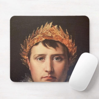 Mousepad Herói Coroado com Coroa de Louros de Napoleão 
