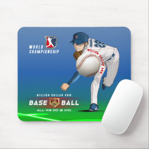 Mousepad Herói do Baseball com Milhão de Dólares