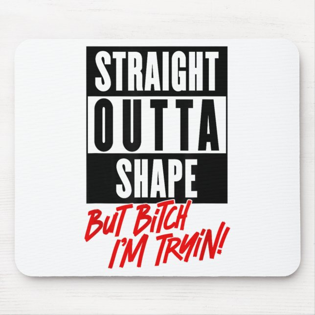 Mousepad Hetero Sem Forma Mas Estou Tentando Uma Mulher Eng (Frente)