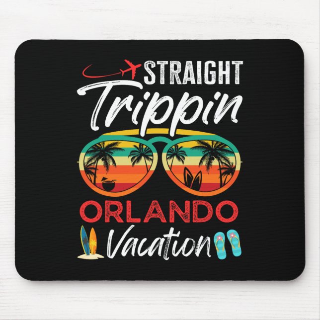Mousepad Hetero Trippin Orlando Casais Férias da Família G (Frente)