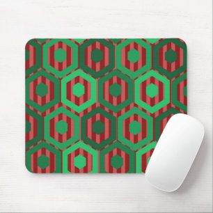 Mousepad Hexágonos de Natal