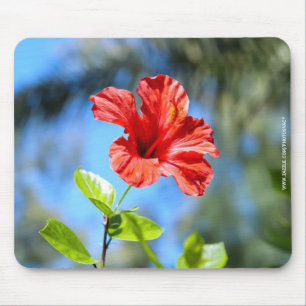 Mousepad Hibisco Vermelho