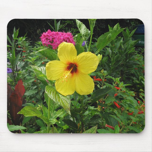 Mousepad Hibiscus Amarelo (Frente)