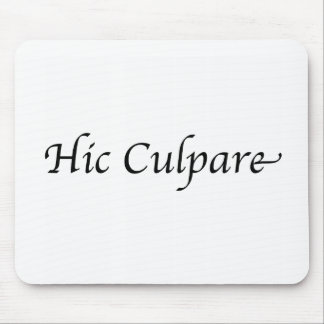 Mousepad Hic Culpare