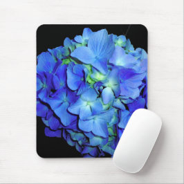 Mousepad Hídricas azuis, rosas azuis, flores azuis elegante