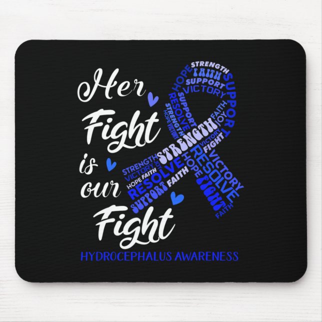 Mousepad Hidrocefalia Consciência Que Sua Luta É Nossa Luta (Frente)
