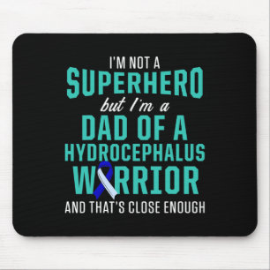 Mousepad Hidrocefalia Sobrevivente Pai Guerreiro da Consciê