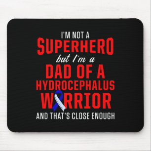 Mousepad Hidrocefalia Sobrevivente Pai Guerreiro da Consciê