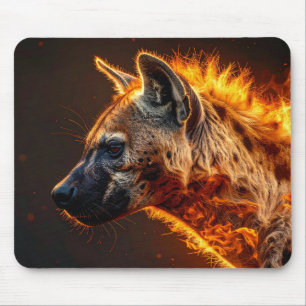 Mousepad Hiena em chamas
