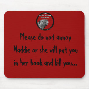 Mousepad highres_6541465, por favor não irritam Maddie ou
