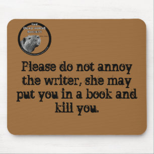 Mousepad highres_6541465, por favor não irritam o escritor