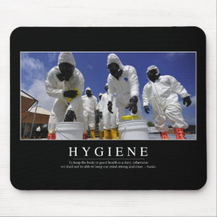 Mousepad Higiene: Citações inspiradas