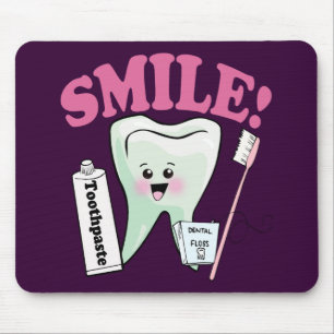 Mousepad Higienista dental do dentista